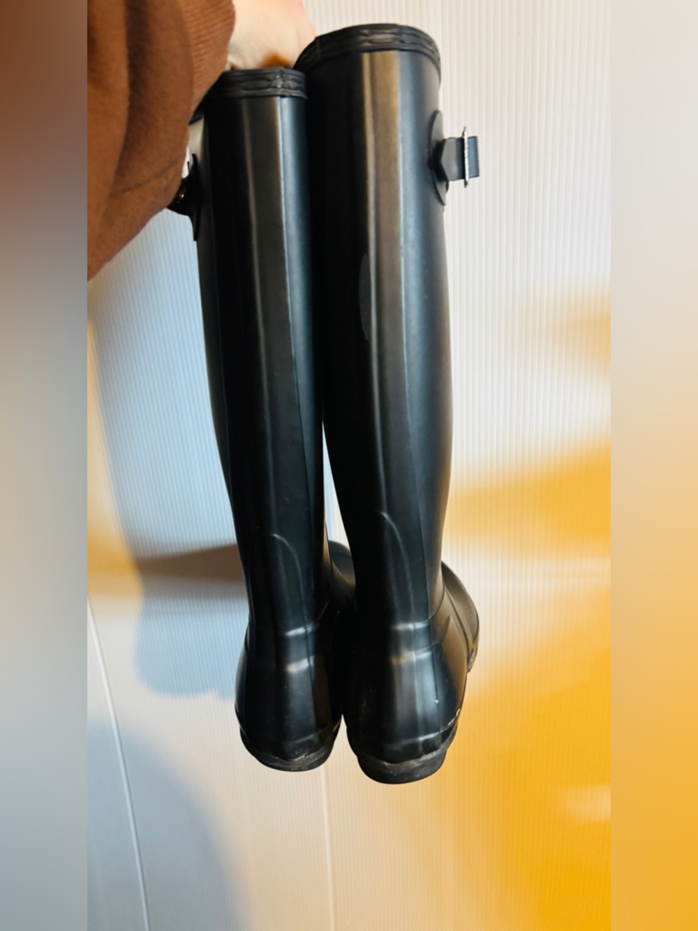 Hunter Black Rain Boot size 7 - Picture 5 of 5
